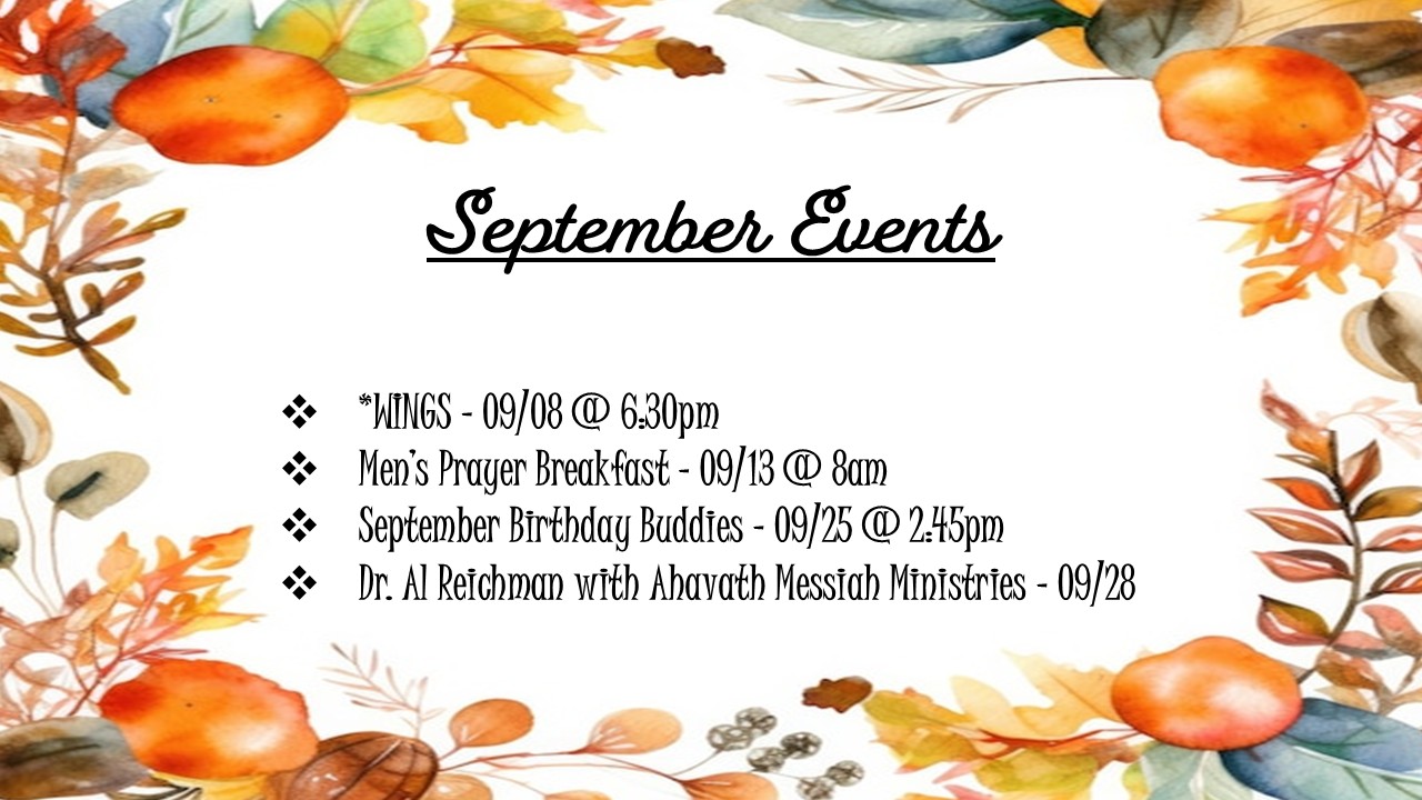September To Do